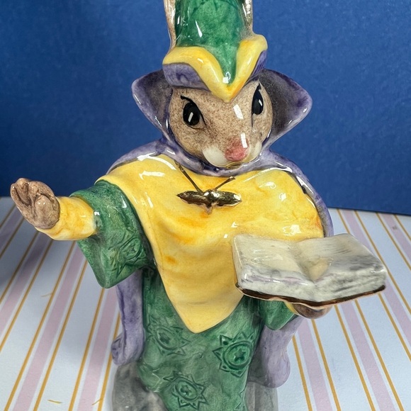 Royal Doulton Mystic Bunny Bunnykins DB197 Millennium Collection,Made in England - Picture 8 of 16
